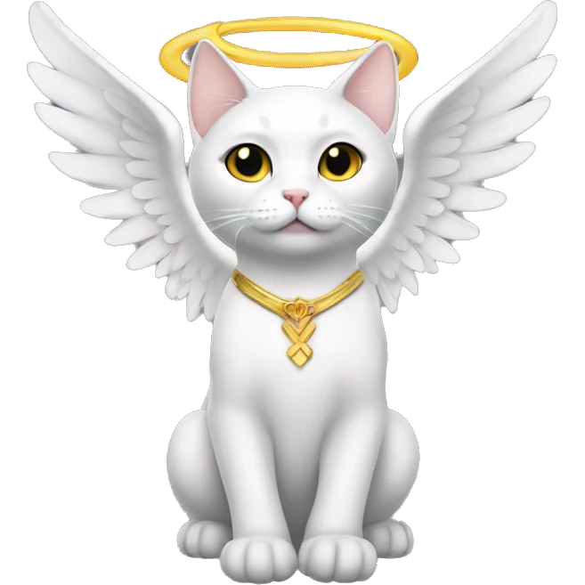 Cat Angel emoji