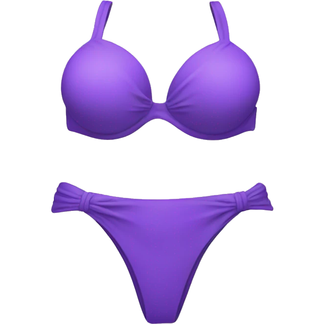 Purple bikini emoji