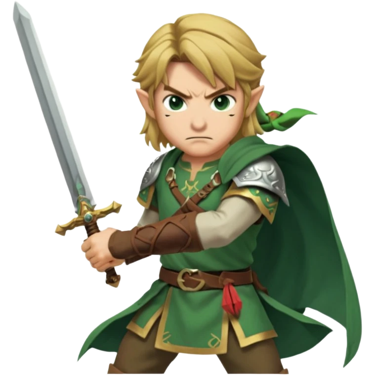 Faça um emoji com o Zelda lutando com culpa emoji