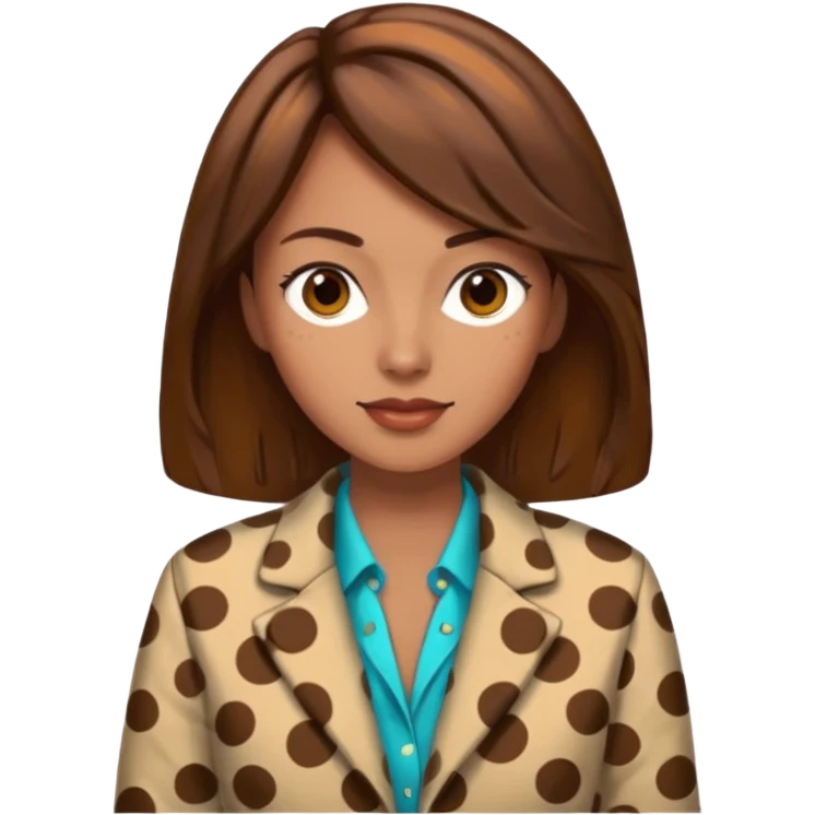 spotted jackets woman emoji