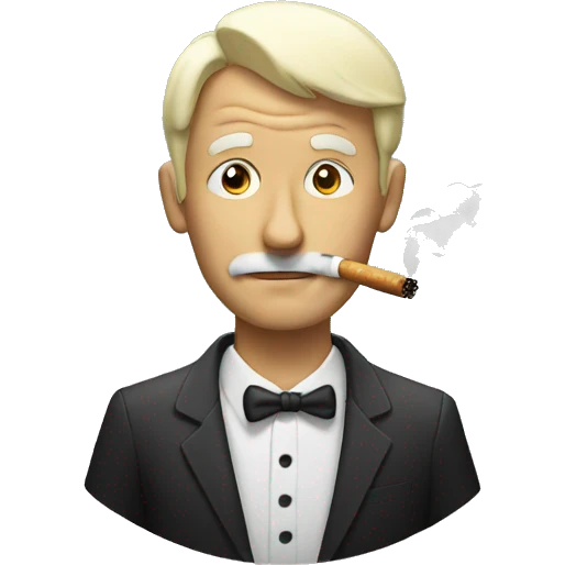 smoking man emoji