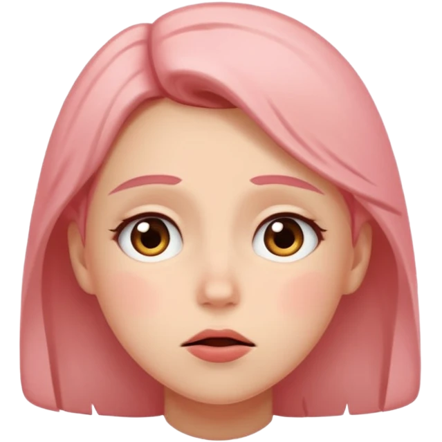 looking up while blushing with a guilt fave emoji
