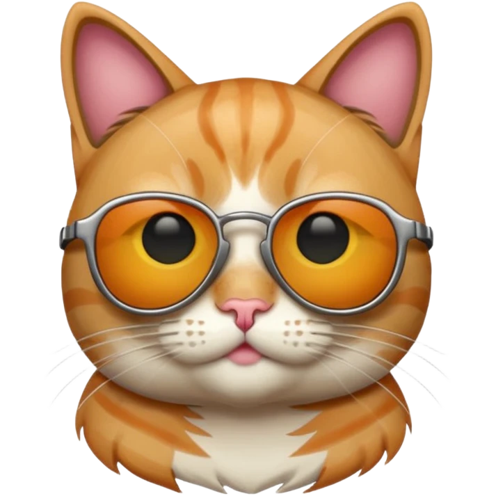 Cat wearing sunglasses emoji
