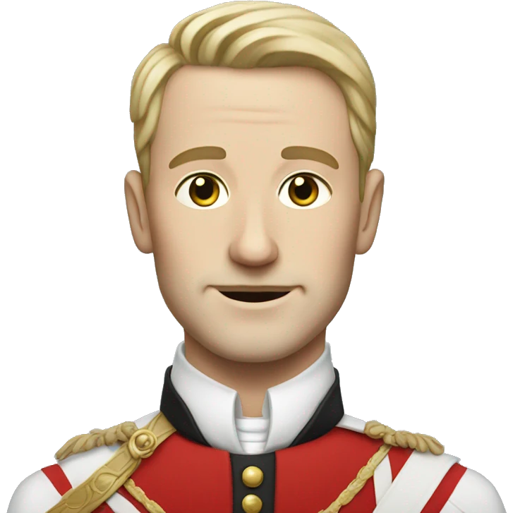 white skin man in British dress emoji