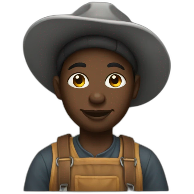 black cotton pickers emoji