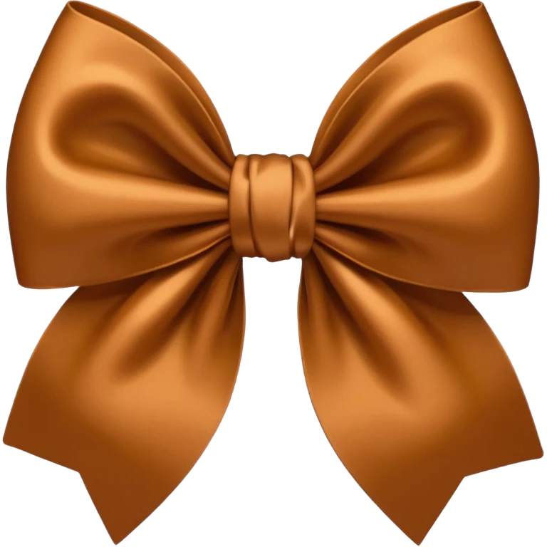 Brown bow emoji