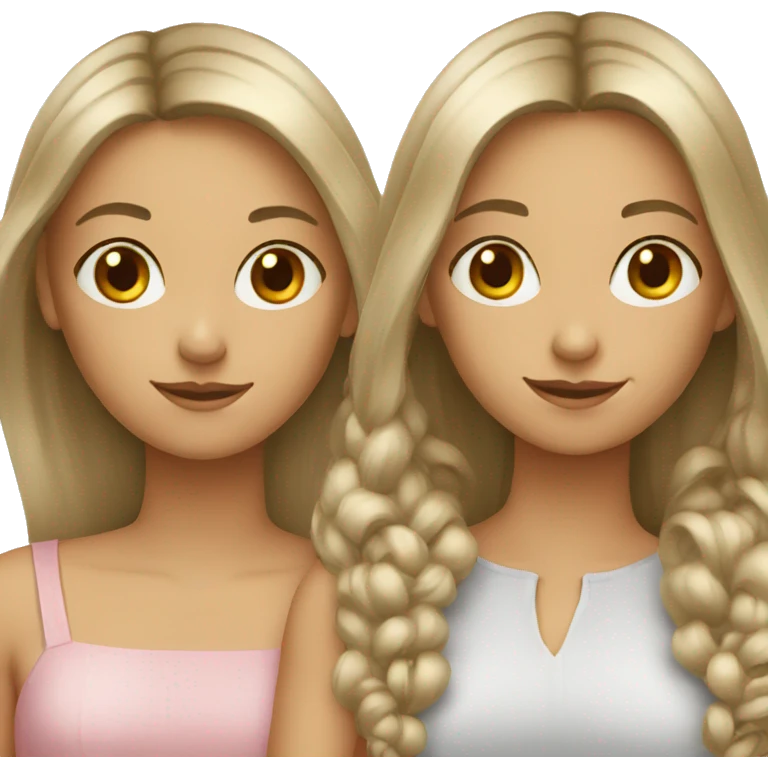 two European girls emoji