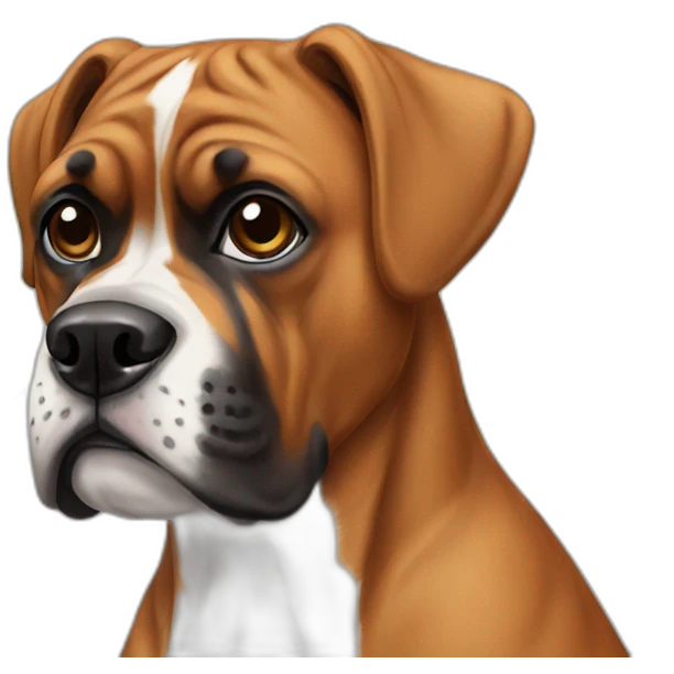Boxer dog emoji