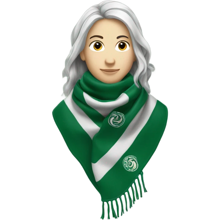Slytherin snake scarf hogwarts emoji
