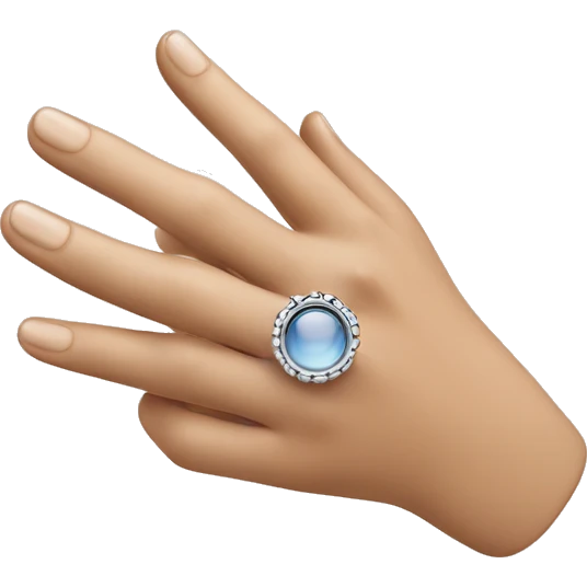 finger with pandora ring emoji