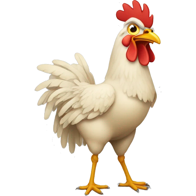 mad chicken emoji