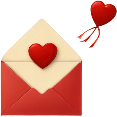 brown valentine’s day envelope emoji