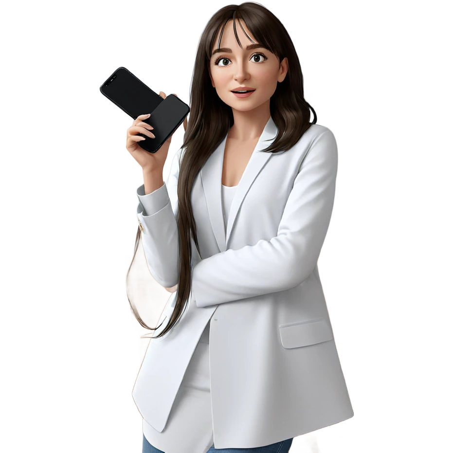 realistic portrait of girl emoji