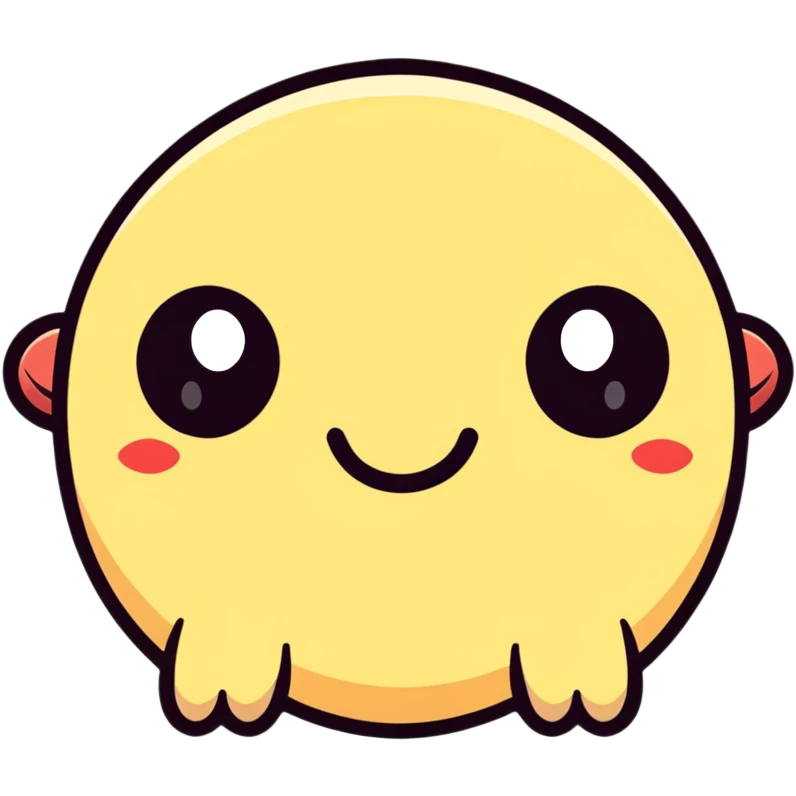 cartoon sticker of a suspicious face with wide eyes and mouth open in disbelief, 'what the hell' vibe emoji
