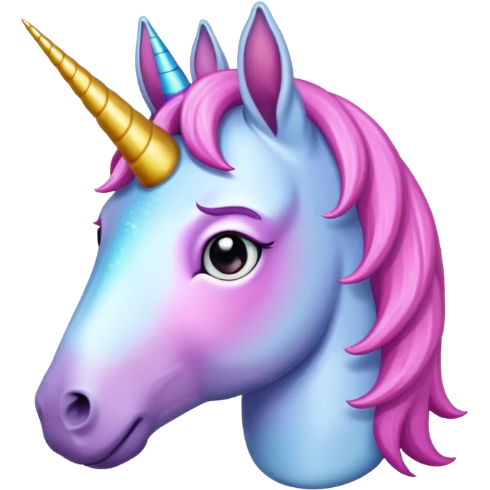 sad unicorn emoji