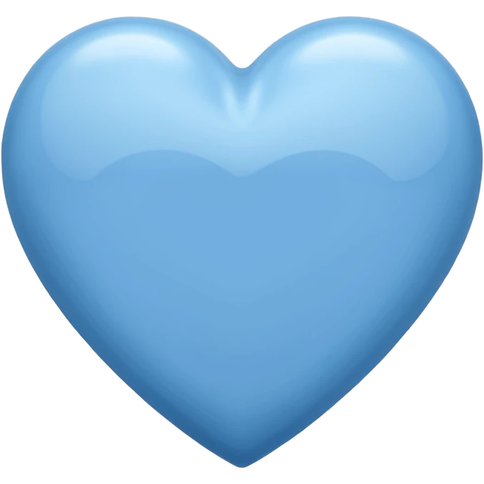 Heart blue emoji