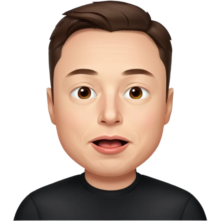 elon musk mewing elonmoji emoji