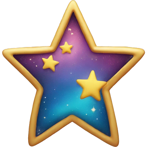 Wishing on a star emoji