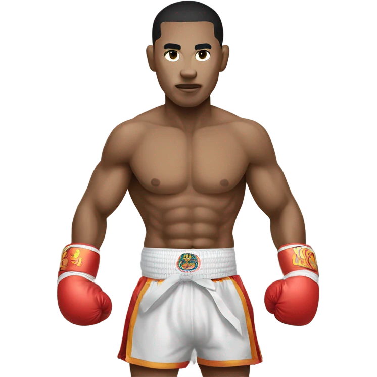 Muay Thai fighter emoji