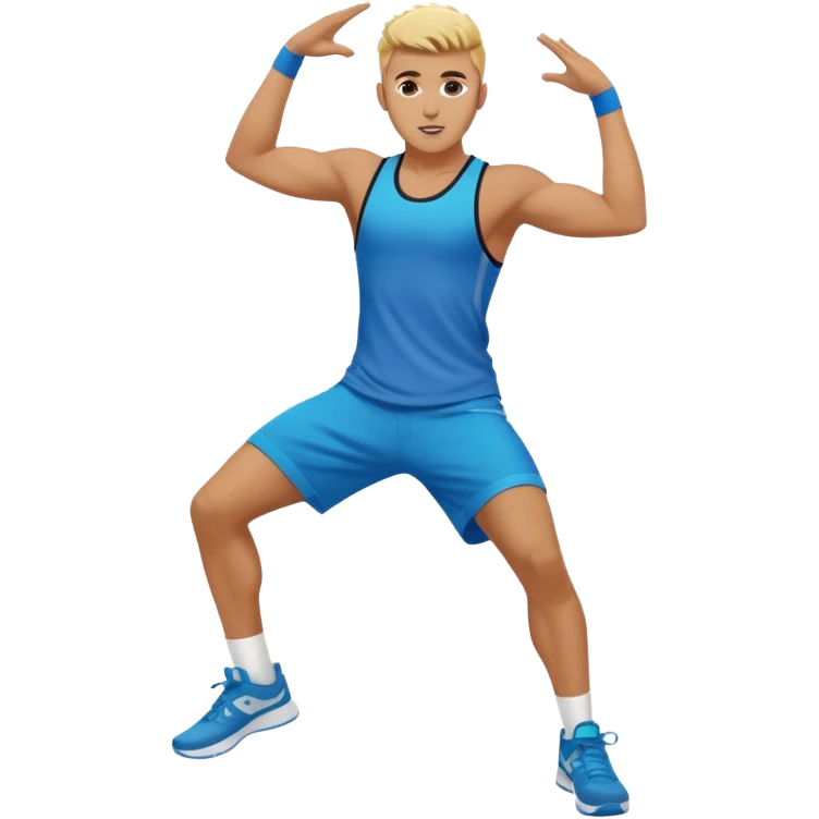 A person doing the griddy dance on top of Jake paul emoji