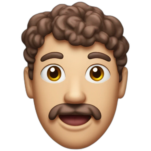 Mett Damon - a face sculpted from ground beef emoji