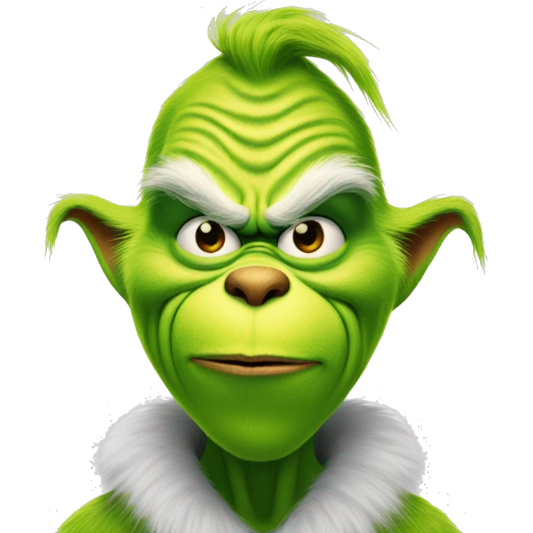 The grinch  emoji