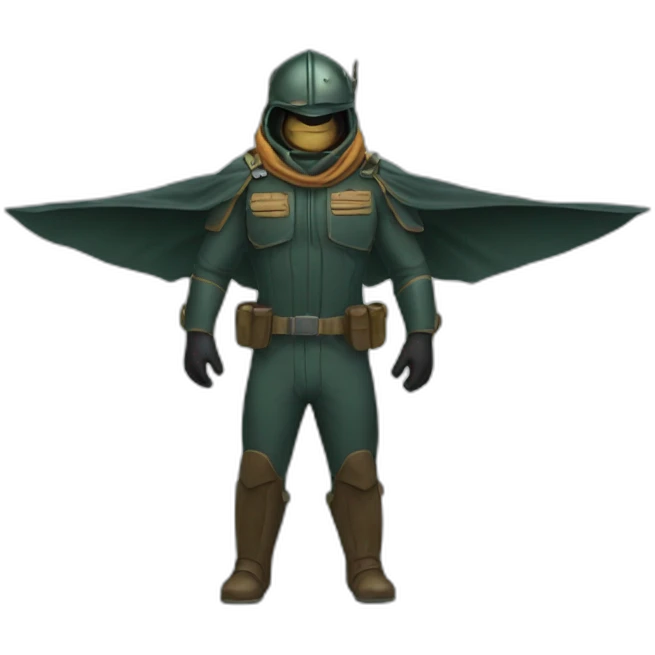 helldiver with cape emoji