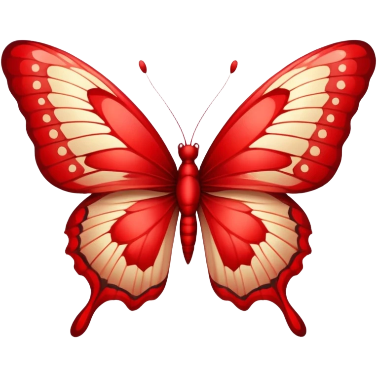 red butterfly emoji