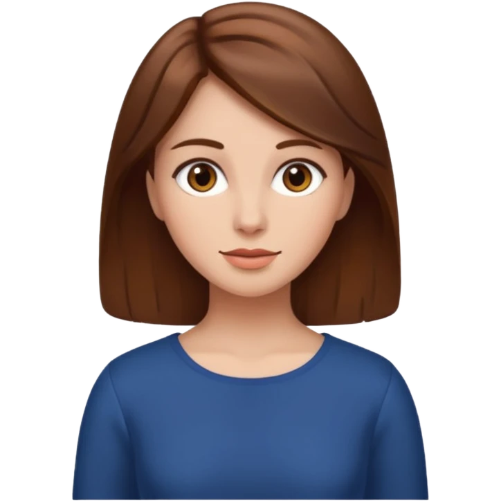 person woman brownhair fullbody emoji