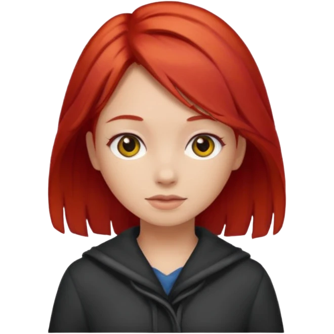 girl red hair emoji