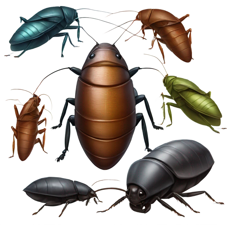 1000 giant cockroach army vs aliens battle wearing athleisure emoji