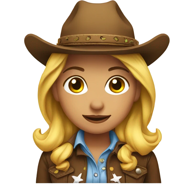 Cowgirl emoji