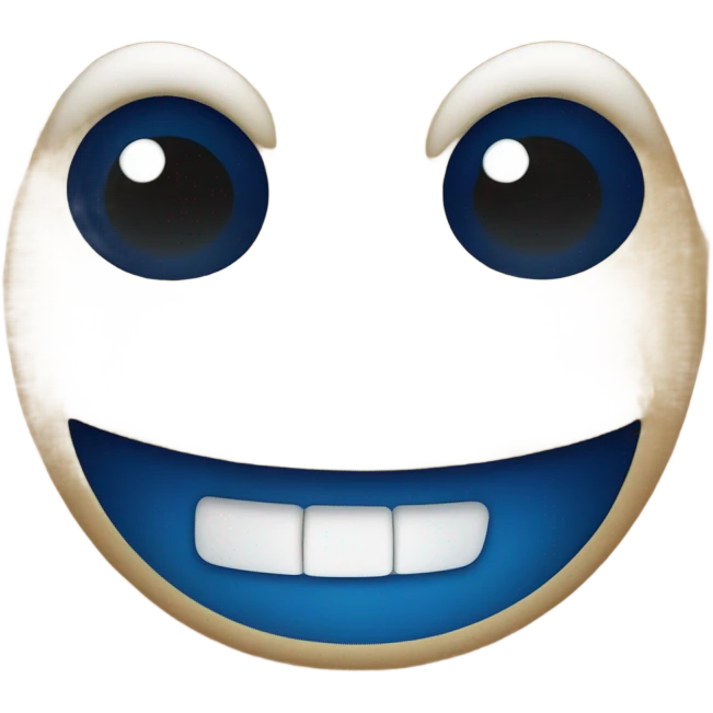 dark blue emoji smile emoji