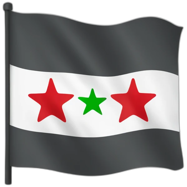 Drapeau Syrie libre emoji