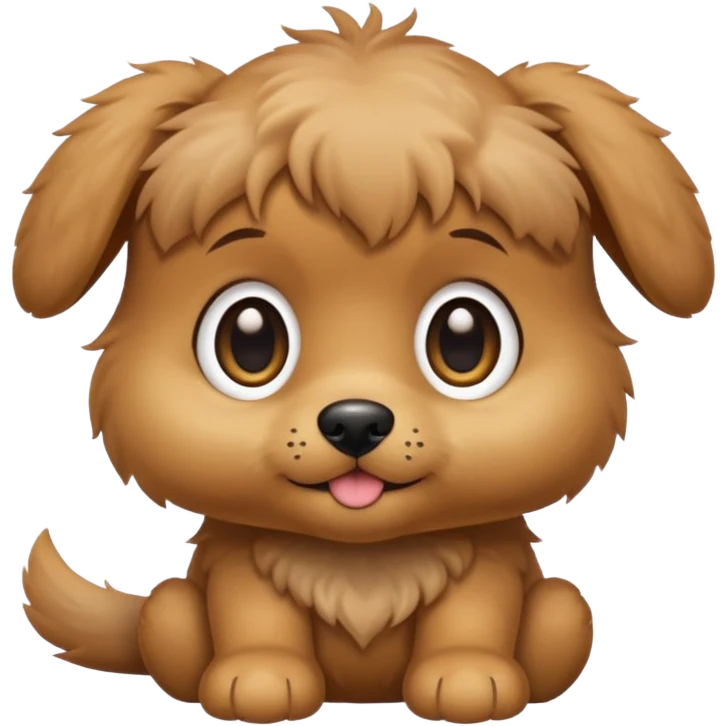 Cute puppy emoji