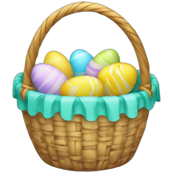 easter basket emoji