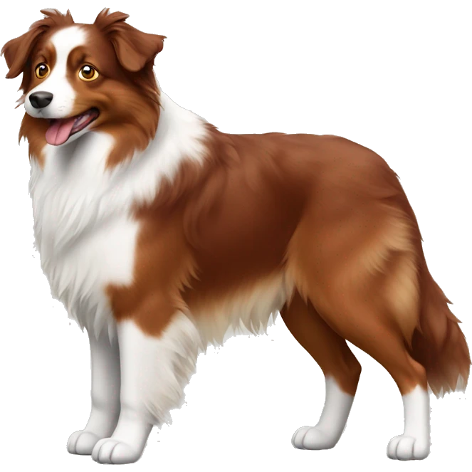 Red tri Australian shepherd  emoji