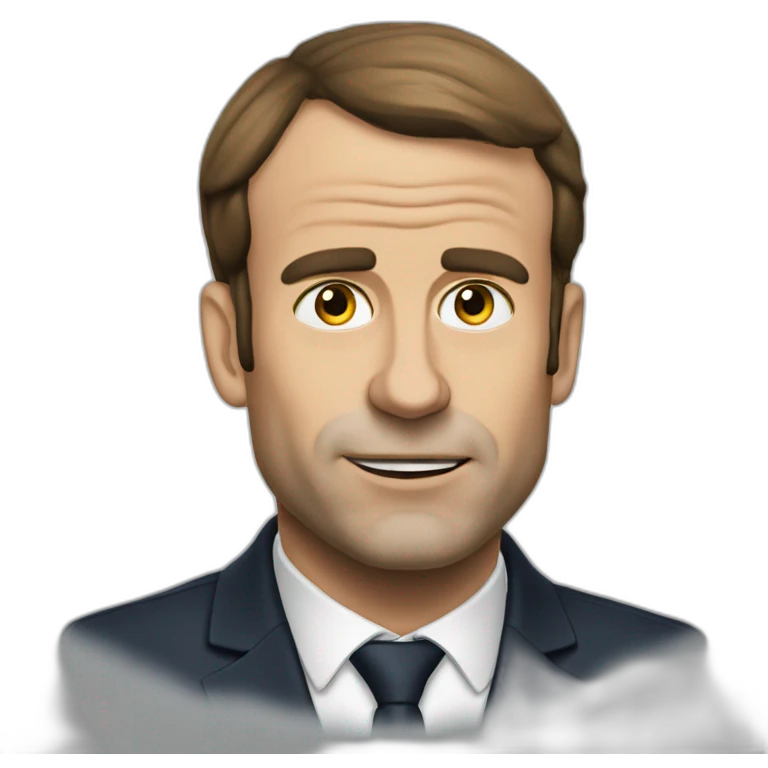 Macron qui fume emoji