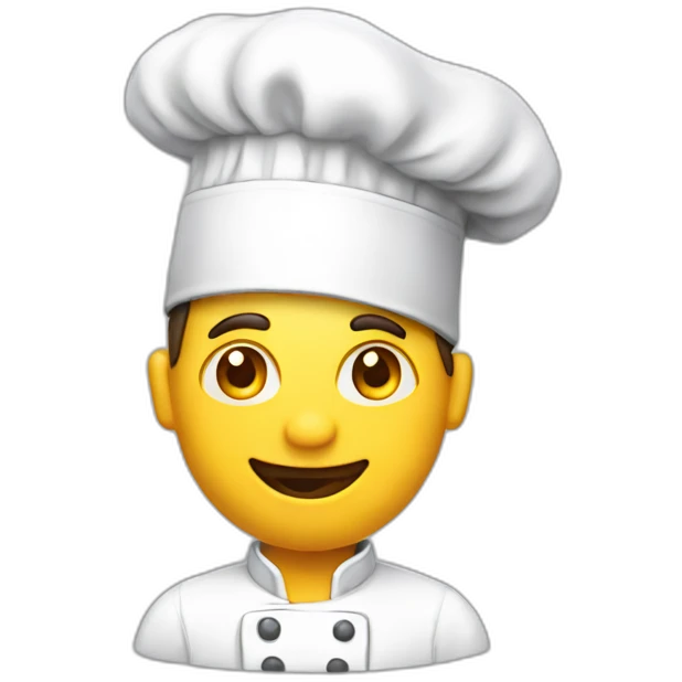 chef down hat emoji