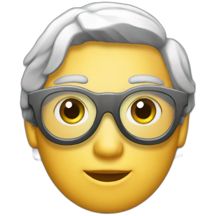 peixe de oculos de grau emoji
