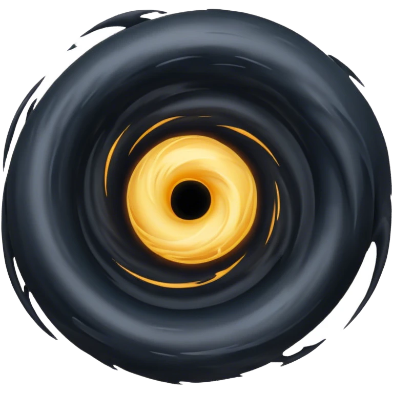 the darkest part of my black hole emoji