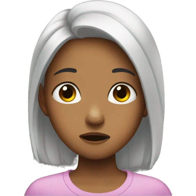 b girl crying  emoji