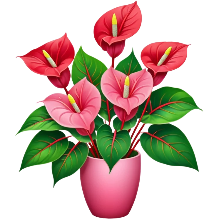 orchidee - sonnenblume - anthurienstrauss - ohne blumenvase, ohne blumentopf emoji