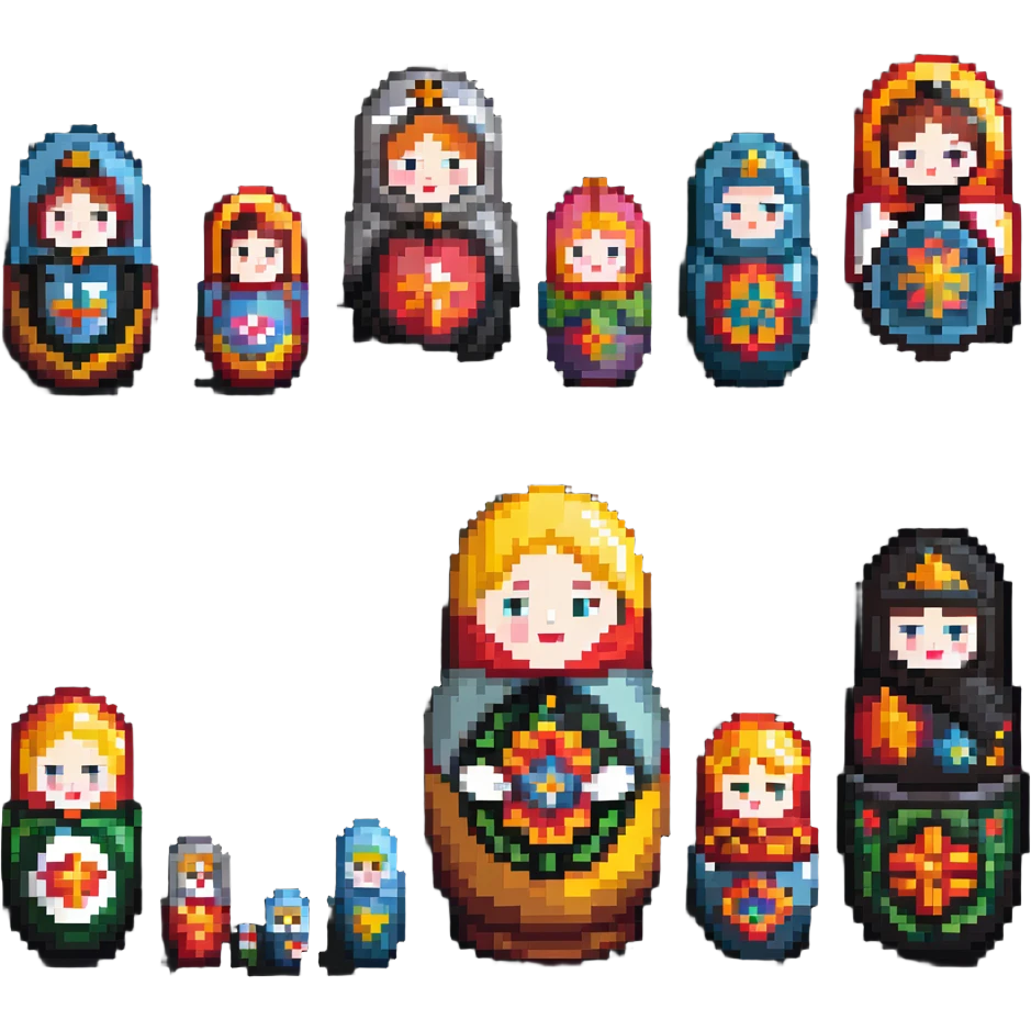 theater-themed nesting doll emoji