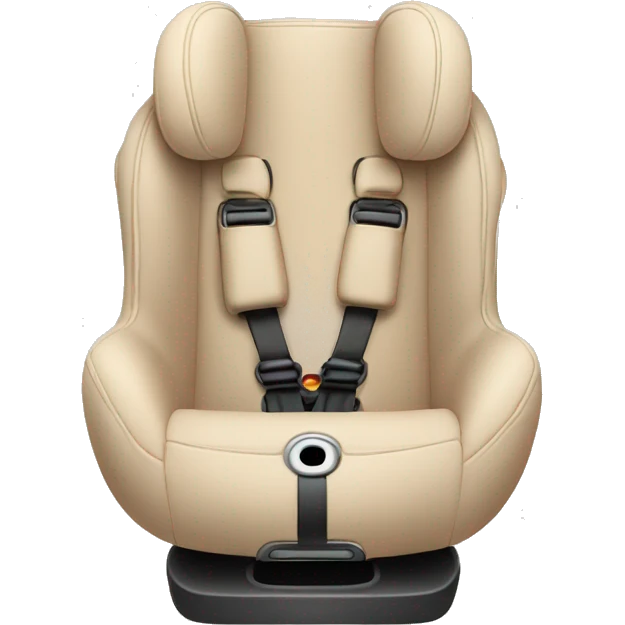 Beige baby car seat emoji