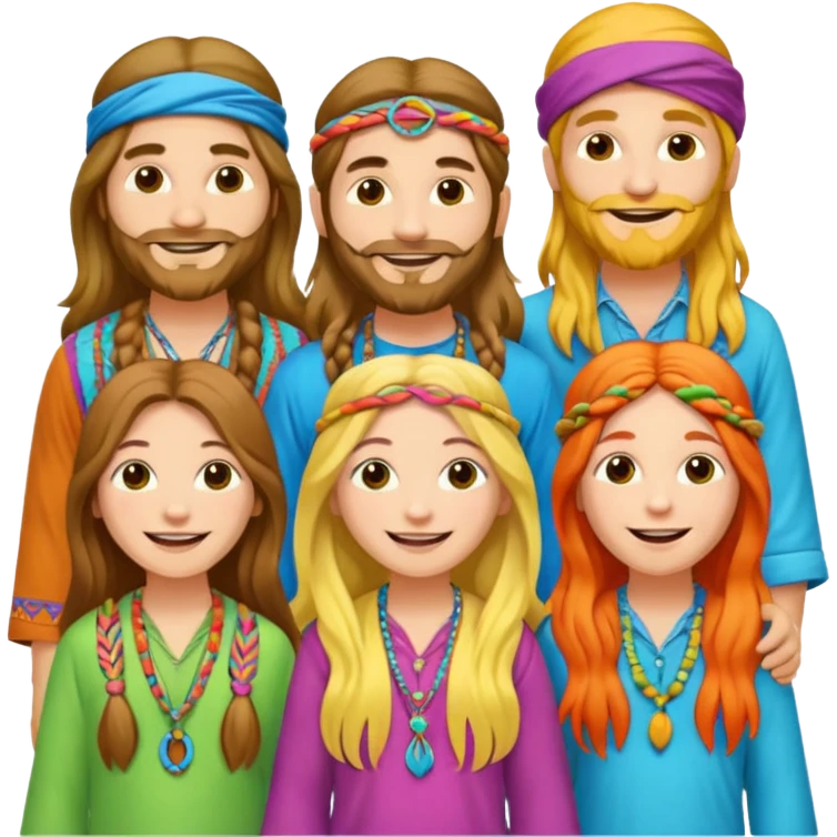 hippies emoji
