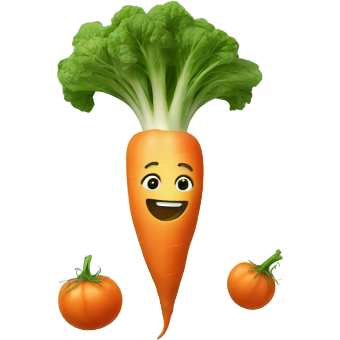 Smiling vegetable emoji