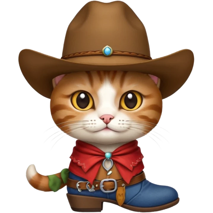 Gato vaquero emoji