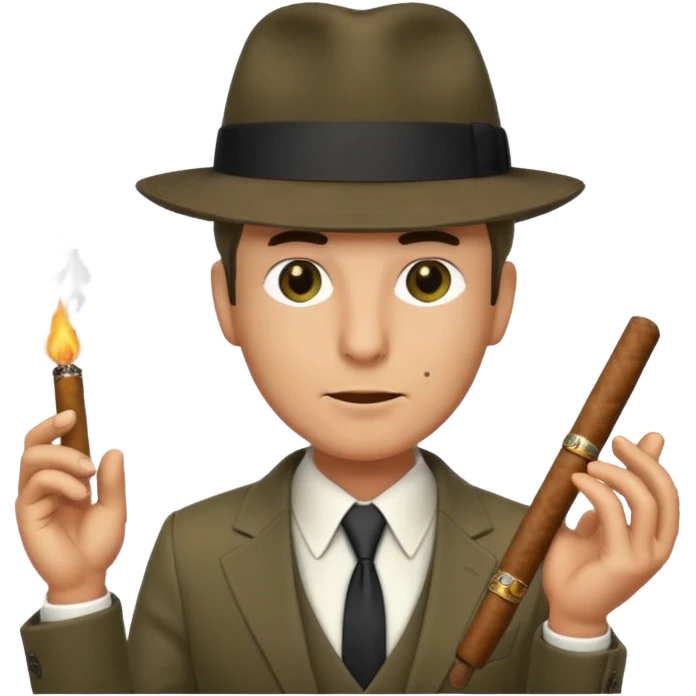 Mafia man emoji