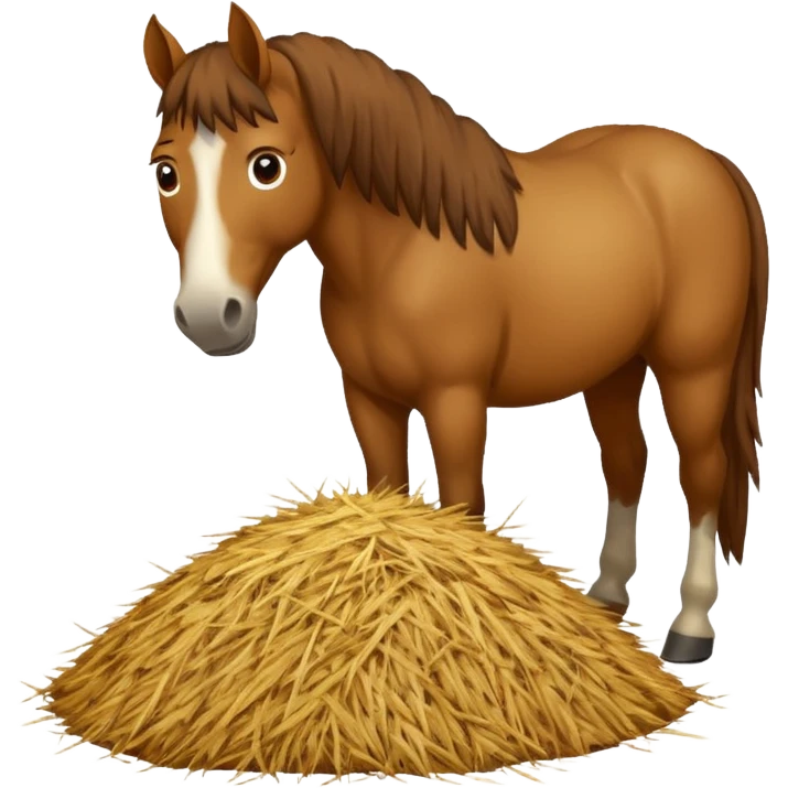 horse hay emoji